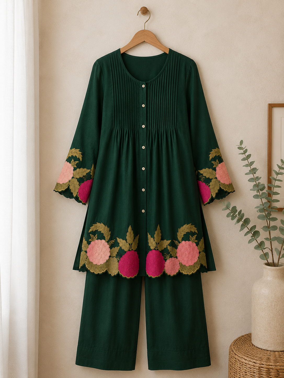 Handcrafted Embroidery Co-ord Set