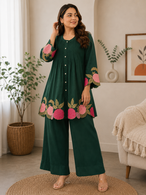Handcrafted Embroidery Co-ord Set